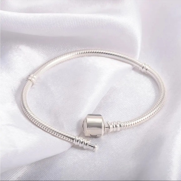 Jewelry - NWT Sterling 19cm Silver Snake Chain Bracelet